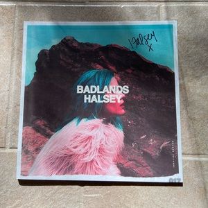 Halsey Badlands Autographed Record COVER ONLY